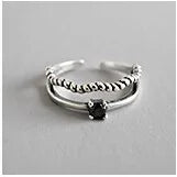 S925 Sterling Silver Adjustable Ring: Fashionable Retro Charm for Men and Women