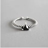 S925 Sterling Silver Adjustable Ring: Fashionable Retro Charm for Men and Women