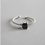 S925 Sterling Silver Adjustable Ring: Fashionable Retro Charm for Men and Women