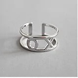 S925 Sterling Silver Adjustable Ring: Fashionable Retro Charm for Men and Women